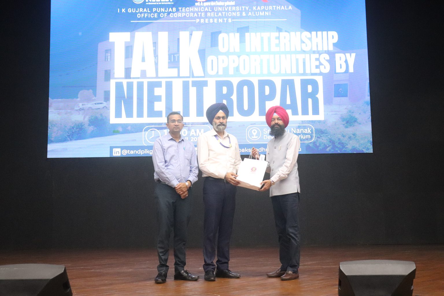 Internship Opportunities at NIELIT-Ropar